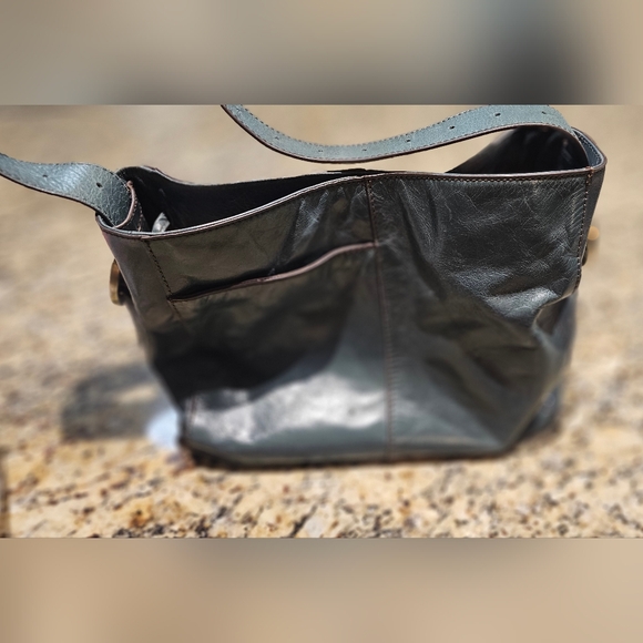 HOBO Render Shoulder Bag Deep MOSS LEATHER - Picture 10 of 11